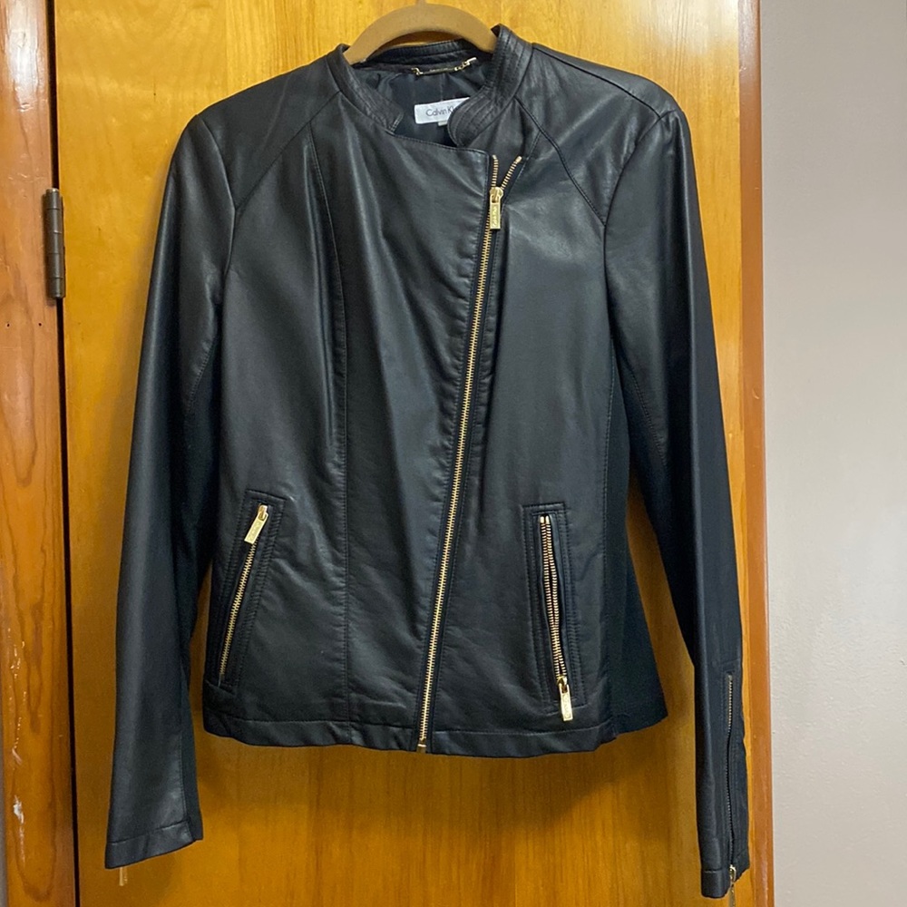 Size Small Calvin Klein New Without Tags Leather Jacket